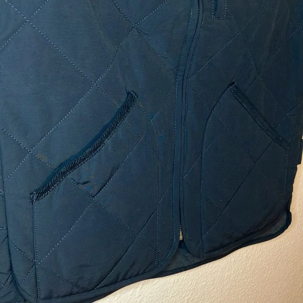 NWOT J Crew Men's Sussex Quilted Vest, Color‎ Black